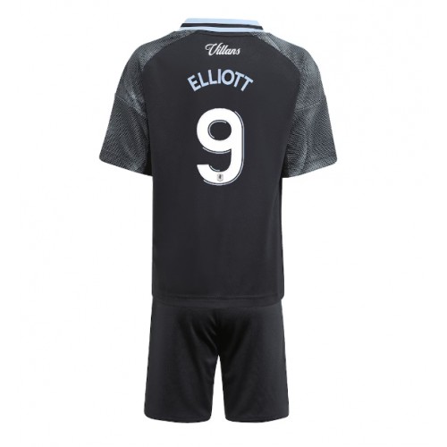 Aston Villa Harvey Elliott #9 Bortaställ Barn 2025-26 Kortärmad (+ Korta byxor) Aston Villa Harvey Elliott #9 Bortaställ Barn 2025-26 Kortärmad (+ Korta byxor)